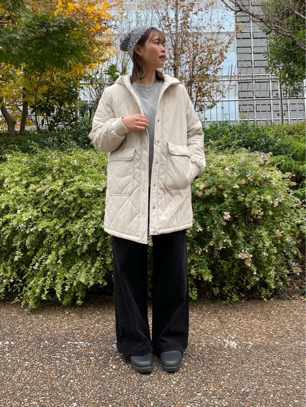 AIGLEリバーシブルコート レディース 撥水 インサレーション リバーシブルジャケット RP OBFBP41