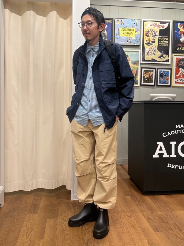 メンズ 撥水 サファリジャケット ZBHAV17 - AIGLE（エーグル）公式