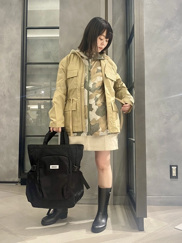 レディース 撥水 軽量サファリジャケット ZBFAU61 - AIGLE（エーグル