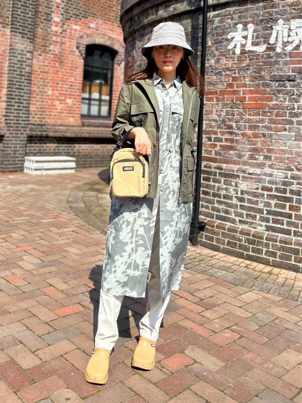 【1回のみ着用】マルティニーク　サファリジャケット レディース 撥水 軽量サファリジャケット ZBFAU61 - AIGLE（エーグル