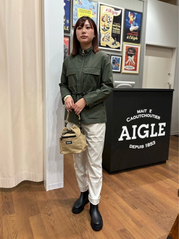 レディース 撥水 軽量サファリジャケット ZBFAU61 - AIGLE（エーグル