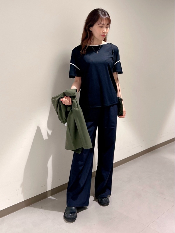 ボタンフライ ワイドレッグジーンズ r-4468 ユーズド加工ワイドレッグジーンズ - ブルー | ZARA Japan / 日本
