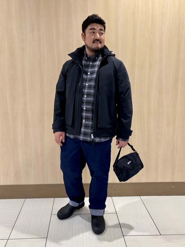 めんめん　定価2.5万　AIGLE エーグル　ポンチョ　ネイビー めんめん様専用 定価2.5万 AIGLE エーグル ポンチョ ネイビー