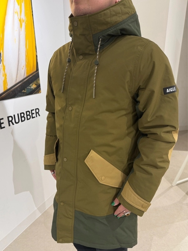 ゴアテックス カラーブロックフィッシュテールジャケット | Aigle Club